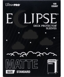 Ultra PRO Protecteurs de cartes Standard Eclipse PRO-Matte Noir 105ct 074427166809