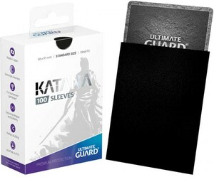 ultimate guard Protecteurs de cartes mtg Katana standard noir 66x91mm 100ct 4260250073810