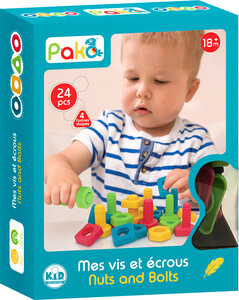 Pakö Mes vis et écrous 24 pièces 629270410441