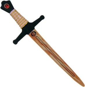 Liontouch Costume chevalier Woodylion épée rose/or (59.2 x 18.2 cm) 5707307510038