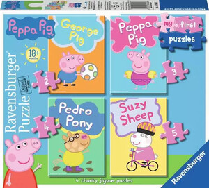 Ravensburger casse-tête Casse-tête 2-3-4-5 progressif Peppa Pig My First 4005556069606