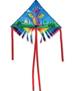 Premier Kites Cerf-volant monocorde Fringe delta 28 - Dragon 630104173814