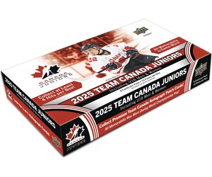 Upper Deck Upper Deck Team Canada Juniors Hockey 2025 Hobby Booster Box (6/15/12) 053334071406