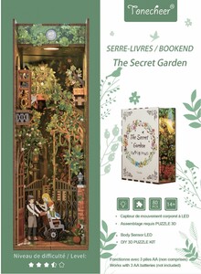 Jacarou Casse-tête 3D serres-livres secret garden 731093611438