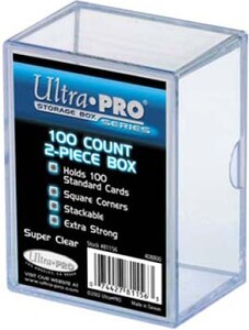 Ultra PRO Boite transparente 2 piece 100ct 074427811563
