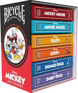 Bicycle Cartes à jouer - disney mickey and friends box set 073854100073