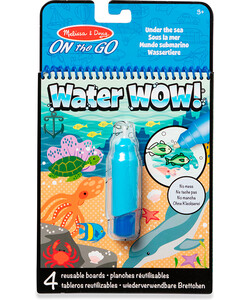 Melissa & Doug water wow - carnet d'activités réutilisable - sous la mer 681147001077