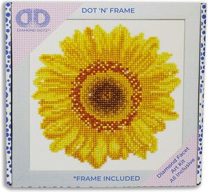 Diamond Dotz Broderie Diamant - Happy Day Sunflower (Framed) (Diamond Painting, peinture diamant) 4897073246437