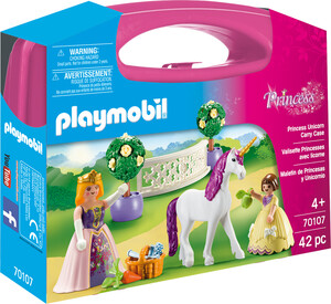 Playmobil Playmobil 70107 Mallette transportable Princesses avec licorne 4008789701077
