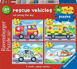 Ravensburger casse-tête Casse-tête 2-3-4-5 progressif Rescue Vehicles 4005555040644