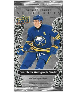 Upper Deck Upper Deck Artifacts Hockey 25/26 Hobby Booster (4/8/20) 053334012560