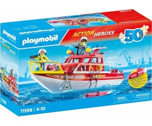 Playmobil Playmobil 71598 Bateau sauvetage pompiers 4008789715982