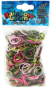Rainbow Loom Élastiques à bracelet Pink Camo 851566005820