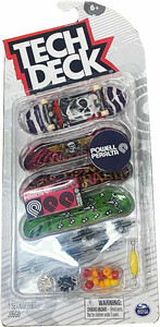 Tech Deck Tech Deck - Ensemble de 4 planches à doigt - Powell Peralta 778988419298