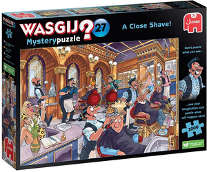 Jumbo Casse-tête 1000 Wasgij Mystery #27 Un rasage de très près 8710126003596