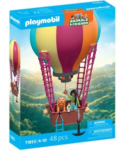 Playmobil Playmobil 71853 Animals & Friends Voyage en mongolfiere 4008789718532