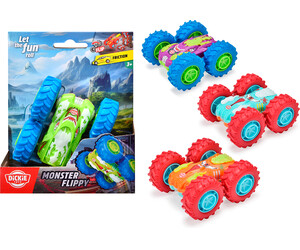 Dickie Toys dickie - véhicule à friction 10 cm monster flippy 4006333088674