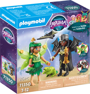 Playmobil Playmobil 71350 ayuma Fée de la forêt et fée des chauves-souris avec des animaux d'âme 4008789713506