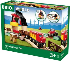 BRIO Brio Train en bois Circuit de la ferme 33719 7312350337198