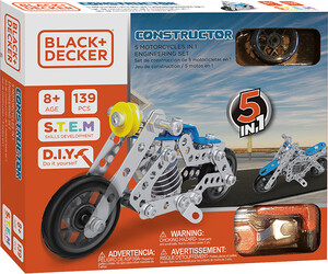 Constructor Constructor Ensemble 5 modèles en 1 Moto 139 pièces 7290115142594