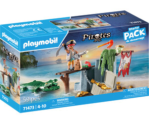 Playmobil Playmobil 71473 Starter Pack: Pirtate avec alligator 4008789714732