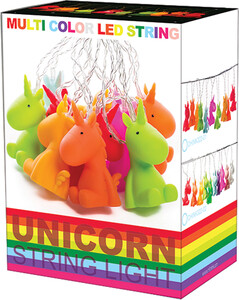 Iscream Licorne corde et 10 lumières licornes (Unicorn String Lights) 818347023763