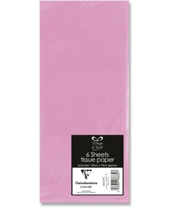 Lamarche Importation Papier de soie sachet 6 feuilles 50 x 70 cm rose 5033601868347