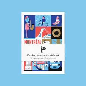 Paperole Cahier de notes Montréal - Benoît Tardif 679544008232