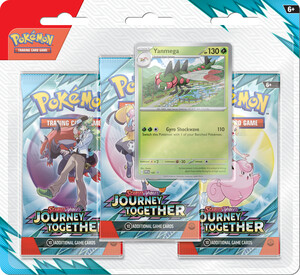 Pokémon Pokemon Scarlet & Violet Journey together - 3pk blister - Yanmega 196214124233