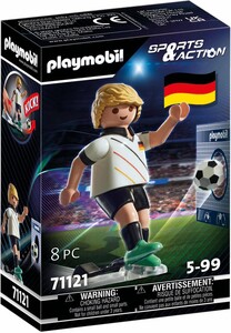 Playmobil Playmobil 71121 Joueur de soccer - Allemand 4008789711212