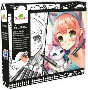 Sycomore Artissimo - atelier manga avec marqueurs - kemonomimi 3517130013369