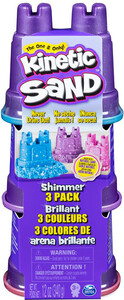 Kinetic Sand Kinetic Sand - Coffret Shimmer avec moules (sable cinétique) 778988570210