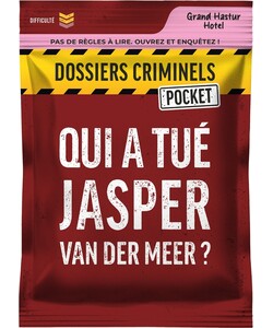 Platonia Games Dossiers Criminels (fr) Pocket - Qui a tué Jasper Van Der Meer? 3760363610298