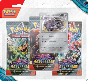 nintendo Pokemon Scarlet & Violet Twilight Masquerade - 3pk blister - Revavroom *