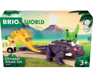 Brio Train Brio Train en bois World Coffret Attaque Dinosaure 7312350360820