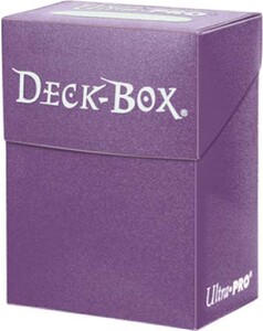 Ultra PRO Deck Box solid pourpre 074427824822