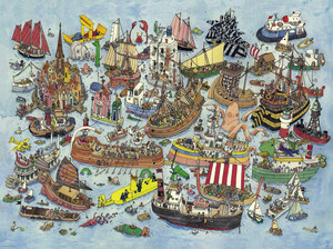 Heye Casse-tête 1500 Regatta, Adolfsson 4001689298913