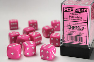 Chessex Dés 12d6 16mm opaques orange avec points noirs 601982021504
