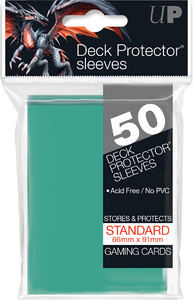 Ultra PRO Protecteurs de cartes Standard PRO-Gloss Aqua 50ct 074427152598