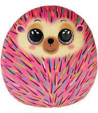 Ty hildee - hedgehog multi squish 10" 008421392407