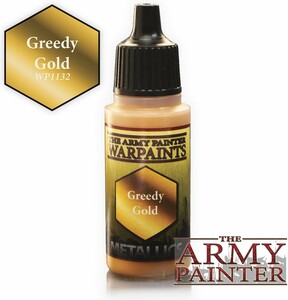 The Army Painter Warpaints Metallics: Greedy Gold, 18ml/0.6 Oz 5713799113206