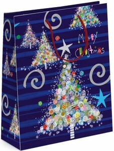 Sac cadeau Sapins de Noël (13″ x 10.2″ x 5.3″) 5056053213770