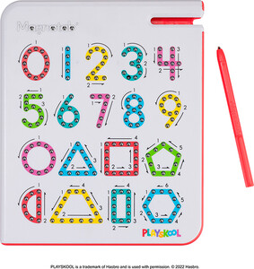 Play Monster (Patch) Magnatab - Tableau magnétique - Chiffres et formes 093514252096