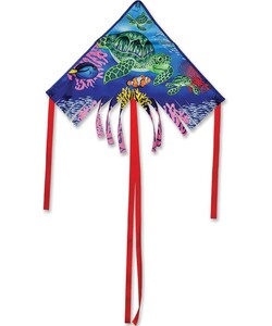 Premier Kites Cerf-volant monocorde Fringe delta 28 - Tortue de mer 630104173838