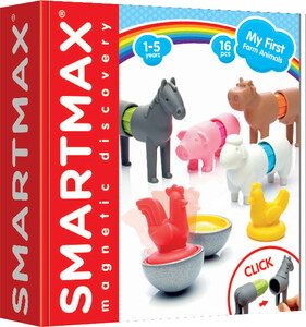SmartMax SmartMax Mes premiers animaux de la ferme (fr/en) (construction magnétique) 5414301249863