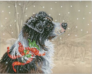 Diamond Dotz Broderie Diamant - Christmas Collie (Diamond Painting, peinture diamant) 4895225912469