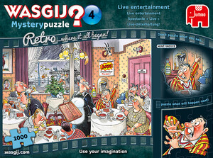 Jumbo Casse-tête 1000 wasgij retro mystery #04 Spectacle "live" 8710126191774