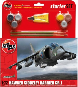 Airfix Modèle à coller avion Hawker Harrier GR1 1/72 5014429552052