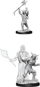 NECA/WizKids LLC Dnd unpainted minis wv11 male human barbarian 634482900079