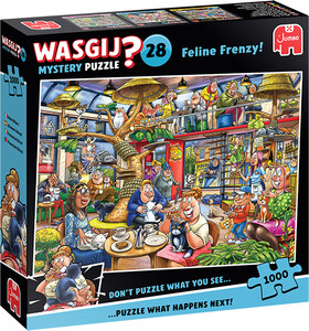 Jumbo Casse-tête 1000 Wasgij Mystery #28 Folie féline 8721017602859